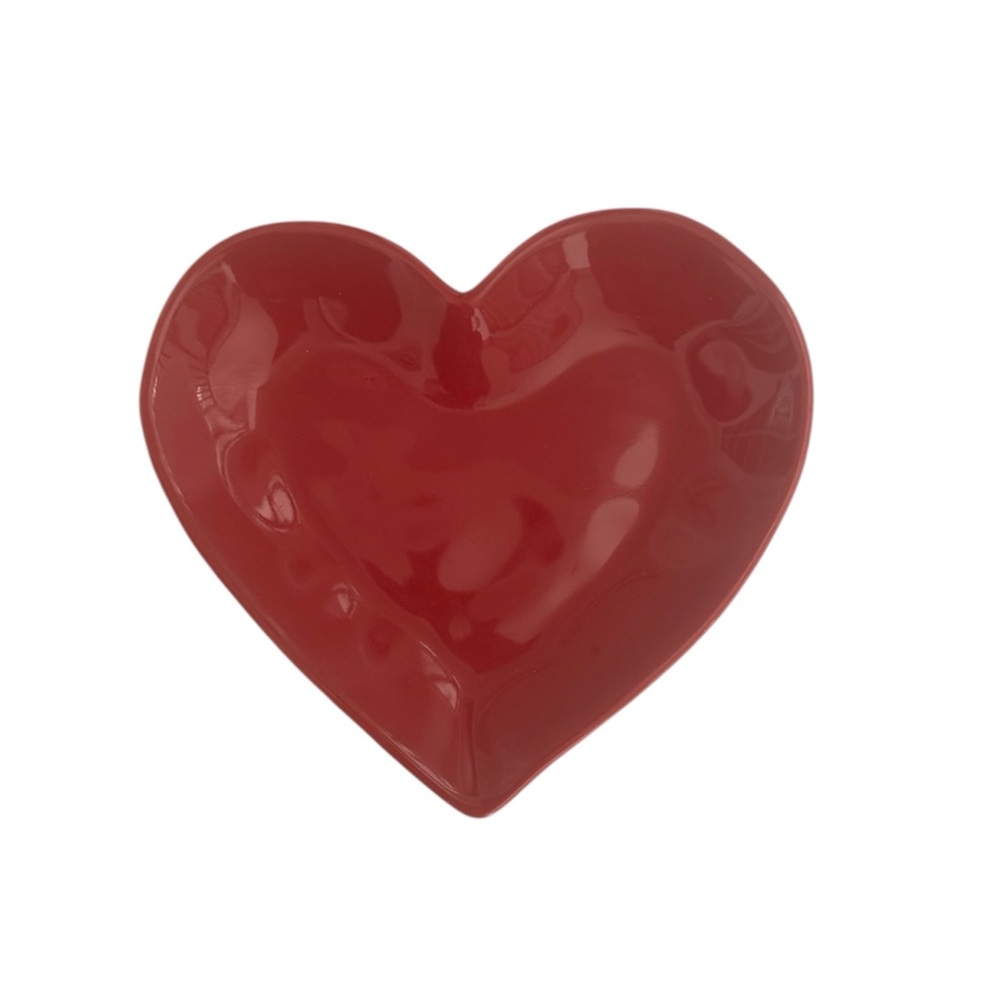 Threshold Red Heart-Shaped Stoneware Dish Serving Dish